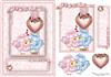 Romantic Love-Birds Decoupage Card