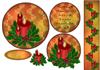 Christmas toppers and sentiment -DWJ