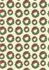 wreath christmas backing paper