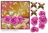 Jewelled flutters shabby Roses-DWJ
