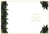 Black Poinsettia Insert