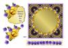 Yellow Rose Square- decoupage-DWJ