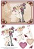 WHIMSICAL WEDDING Topper and Decoupage