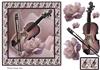 vintage musical rose and topper