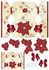 Poinsettia Cracker with Decoupage