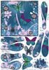 floral flutter fan stacker