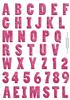 PINK ROSE Over the Side Word Kit sheet 2