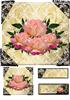 Pink Roses on Lace
