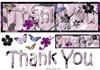 Floral thank you flutters DL