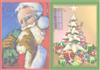 santa & tree duo background - 360 DPI