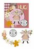 birthday hug square topper & decoupage