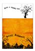 Easy Halloween Card - orange