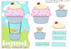 Cup cake air balloon