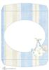 Baby Boy Aperture Tent Card Envelope Front