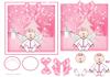 pink christmas baby angel
