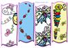 kaz doodles bookmark set