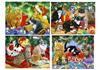 4 christmas cat toppers