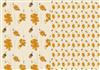 autumn acorns & leaves duo background
