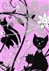 little black cat backing sheet