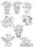 MULTIPLE VIOLET DIGI STAMPS