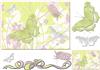 pretty field of flutters quick card
