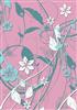 pink floral swirls