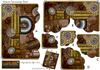 Shaped Decoupage Steampunk Sheet
