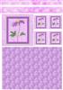 Purple Daisy Cross