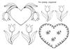 Hearts and flowers