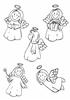smiling angels xmas digi stamps