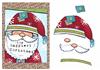 the happiest christmas A5 topper + decoupage