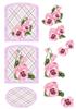 pansy topper easel and decoupage