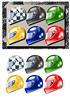Motorbike Helmets A5 + decoupage