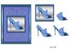 blue fashion shoes