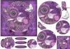 purple steampunk globe quick card