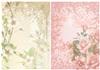 Overlayed Vintage Floral Backgrounds