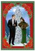 Clyde & Sadie art deco christmas a5 topper