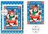 Penguin Christmas A5 + decoupage