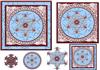 snowflake on lace
