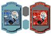 2 Car Mechanic Shaped Toppers + tags