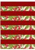christmas paper chain strips red & holly