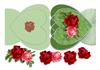 Heart shaped -old Rose decoupage-DWJ