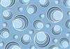 funky blue circles backing