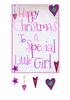 Special Little Girl Christmas Pink - 360 DPI