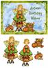 AUTUMN BIRTHDAY WISHES A5 + decoupage