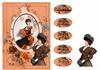 A5 card (Victorian Ladies No3)