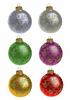 glittered baubles toppers / emb