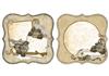Vintage Shaped Square Floral Frames