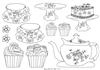 Time for Tea Digital Stamps