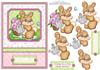 BUNNY & BUSY LIZZIES Topper and Decoupage